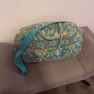 Vera Bradley duffle and ditty bag in peacock